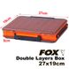 FOX Double Layers Box, 27*19*5cm, 380g, Pomarańczowe FXDBLLYRSBX-27X19X5-Orange фото 1