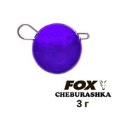 Свинцевий вантаж "Чебурашка" FOX 3г фіолетовий (1шт) 8568 фото