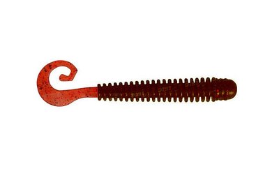 Silicone twister for micro jig Reins G-tail Saturn Micro 2" #032 Shrimp and Crab (edible, 20 pcs) 6213 фото