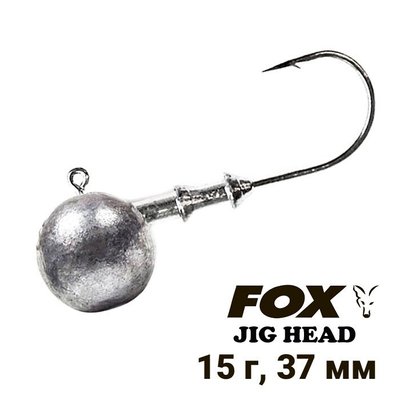 Lead Jig Head FOX hook #2/0 15g (1pz) 8557 фото
