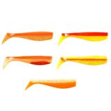 Set of silicone vibrating tails FOX 10cm Swimmer Assorti #3 (edible, 5 pcs) 10469 фото
