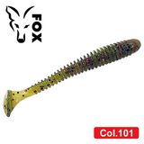 Silicone vibrating tail FOX 7.5cm Slink #101 (electric green pumpkin) (edible, 1 piece) 6532 фото