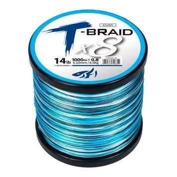 Шнур риболовный ASURA T-BRAID x8 (#0.8, 16lb, 300m) - Blue Camo Asura-Blue Camo фото