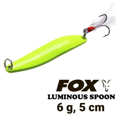 Колебалка FOX Luminous Spoon 6g. 267149 фото