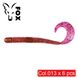 Silicone worm FOX 12cm Crawler #013 (sucker, lilac, red glitter) (edible, 6 pcs) 5771 фото 1
