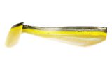 Silicone vibrating tail FOX 10cm Gloom #033 (black yellow perlamutr) (1 piece) 260267 фото