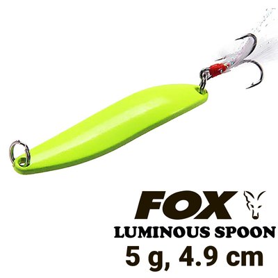 Колебалка FOX Luminous Spoon 5g. 267148 фото