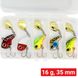 Set of tail spinners FOX Jig Tail Spinner Kit 16g (5 pieces of bait + box) 214788 фото 1
