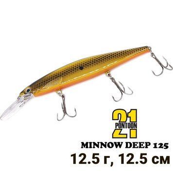 Wobbler Pontoon21 Minnow Deep 125 SS SR #10 9307 фото