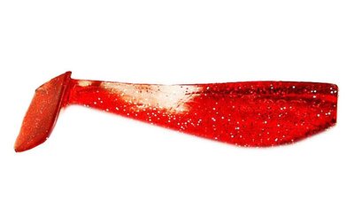 Silicone vibrating tail FOX 10cm Gloom #035 (raspberry) (1 piece) 260268 фото