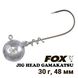 Lead Jig Head FOX corkscrew hook Gamakatsu #5/0 30g (1ud) 8525 фото 1