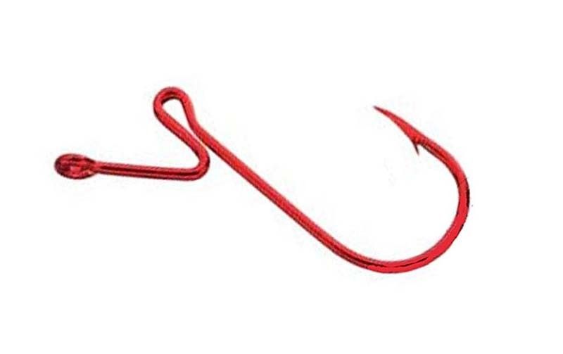 Offset hook StandOut Red Alert ST8ZS #2 red (8 pcs) 7896 фото