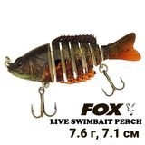 Composite wobbler FOX Live Swimbait Perch LSP7-451 5221 фото