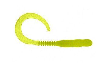 Silicone twister Reins Curly Curly 4" #015 Chart Pearl (edible, 15 pcs) 6323 фото