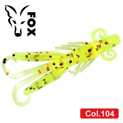 Silicone nymph for microjig FOX 5cm Cricket #104 (electric chartreuse) (edible, 15pcs) 5486 фото