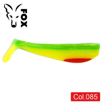 Силиконовый виброхвост FOX 14см Gloom #085 (chartreuse lime red) (1шт) 9860 фото