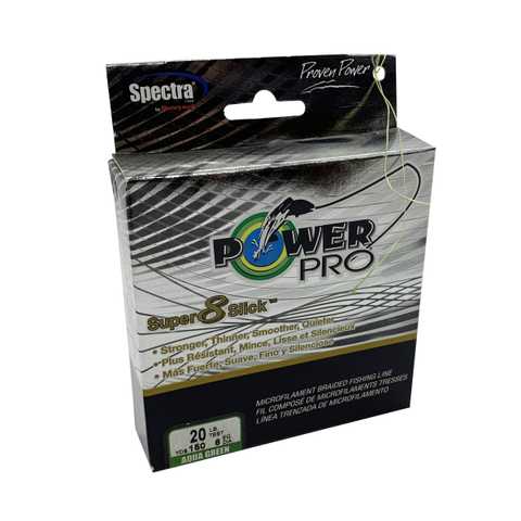 Купити Cord PowerPro Super 8 Slick Aqua Green 20lb 135m 0.23mm. USA 6882 в  інтернет магазині