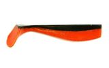 Силиконовый виброхвост FOX 8см Swimmer #037 (orange black) (1шт) 7303 фото