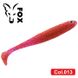 Silicone vibrating tail FOX 10cm Reaper #013 (lox, lilac, red glitter) (1 piece) 7358 фото 1