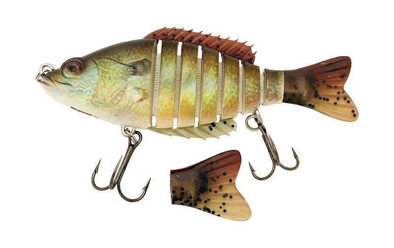 Composite wobbler FOX Live Swimbait Perch LSP10-437 5226 фото