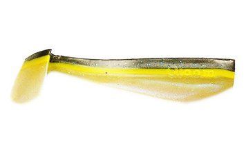 Silicone vibrating tail FOX 8cm Gloom #033 (black yellow perlamutr) (1 piece) 260415 фото