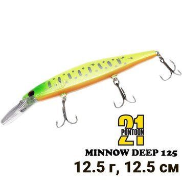 Wobbler Pontoon21 Minnow Deep 125 SS SR #8 9329 фото