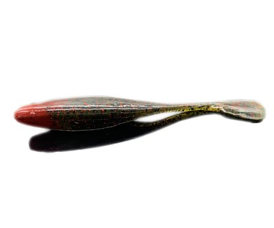 Silicone vibrating tail Gambler Flapp'n Shad 6" Bleeding Watermelon Red (edible, 1 piece) 8918 фото