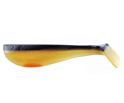 Silicone vibrating tail BIG HAMMER "Square Tail" 4" - #19 - Olive Herring (1 piece, 10 cm) 10563 фото