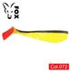 Silicone vibrating tail FOX 12cm Gloom #072 (black yellow) (1 piece) 9838 фото 1