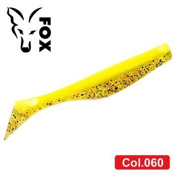 Silicone vibrating tail FOX 9cm Abyss #060 (yellow harlequin) (1 piece) 260040 фото