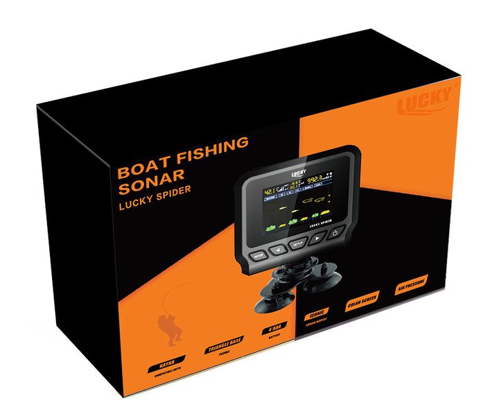 Portable echo sounder Lucky® Fish Finder Spider NEW 20' 7894 фото