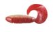 Силиконовый твистер для микроджига FOX 5,5см Fluffy #043 (red perlamutr) (съедобный, 8шт) 5778 фото 2