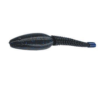 Silicone slug BPS Wreak-N-Bug 4.5" Black Blue FLK Blue TL (edible, 6 pcs) 8917 фото