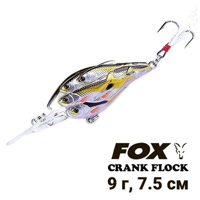 Воблер FOX Crank Flock 7.5cm 9g #BK 10084 фото