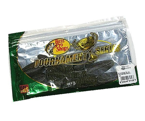 Силіконовий слаг BPS Wreak-N-Bug 4,5" Grn Pumkin CD Purple FLK (їстівний, 6шт) 8927 фото