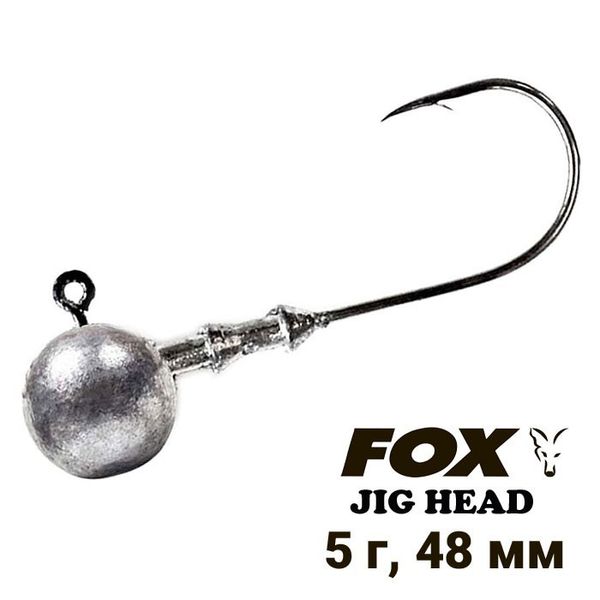 Lead Jig Head FOX hook #5/0 5g (1stk) 8532 фото