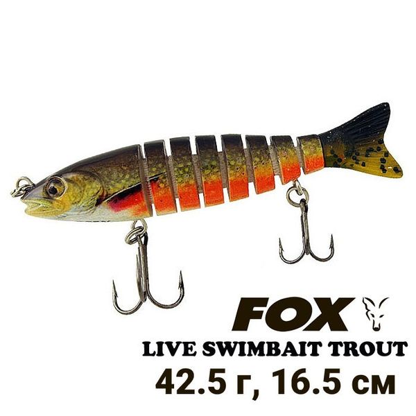 Composite wobbler FOX Live Swimbait Trout LST16-423 5277 фото