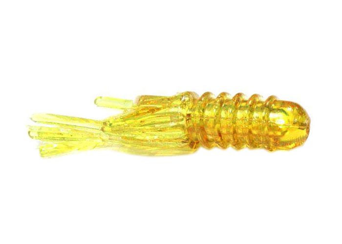 Силиконовый октопус для микроджига Reins Ring Tube Micro 1.5" #430 Motor Oil Gold FLK (съедобный, 12шт) 6798 фото