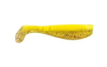 Silicone vibrating tail FOX 8cm Trapper #060 (yellow harlequin) (1 piece) 260562 фото