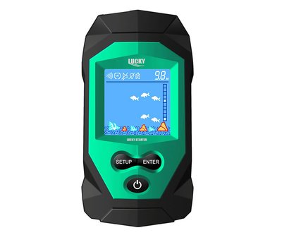 Portable wired echo sounder Lucky FL068-T Fish Finder Starter NEW 20' 8763 фото