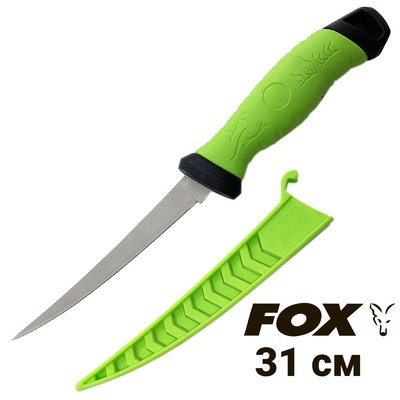 Nóż wędkarski do filetowania FOX PK-1067E z pochwą 7549 фото