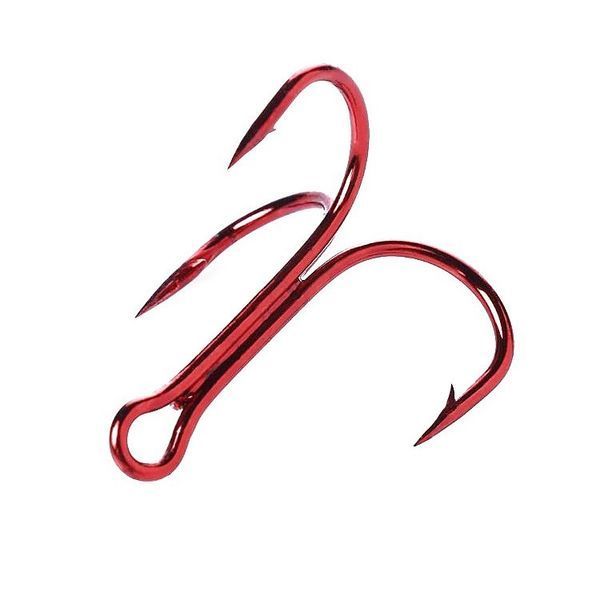 Потрійний гачок FOX Treble Hooks OEM #12 червоний (1шт) FTHOEM12RED фото