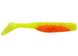 Silicone vibrating tail FOX 9cm Abyss #092 (orange lime) (1 piece) 7371 фото 2
