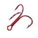 Потрійний гачок FOX Treble Hooks OEM #12 червоний (1шт) FTHOEM12RED фото 2