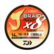 Шнур Daiwa J-Braid Grand X8 Multicolor 14lb, 150m, #0.8, 6,5kg, 0.10mm NEW! 9927 фото 3