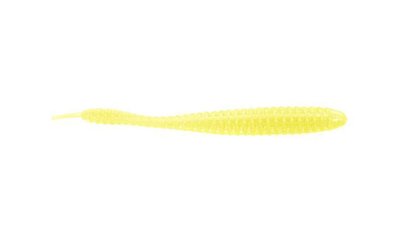 Silicone slug Reins Bubbring Shaker 3" #015 Chart Pearl (edible, 14 pcs) 8837 фото