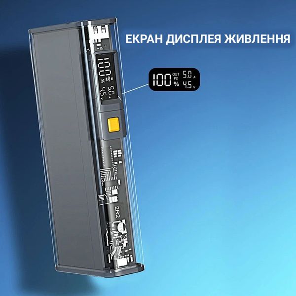 External battery (Power Bank) Enrone Power 22.5W 20000mAh, QC/PD 22W (Black/Minion) Black/Minion фото