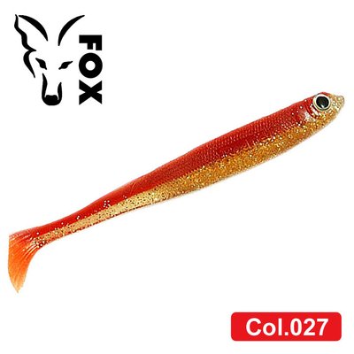 Silicone vibrating tail FOX 10cm Reaper #027 (red gold) (1 piece) 186408 фото