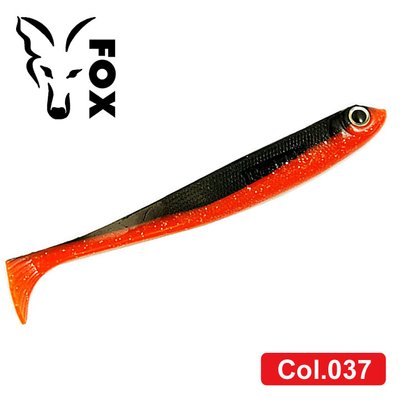 Silicone vibrating tail FOX 10cm Reaper #037 (orange black) (1 piece) 7367 фото