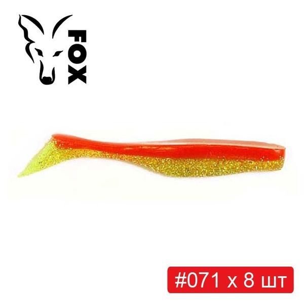 Set silicone FOX ABYSS 9 cm #A3 - 6 colors x 8 pcs = 48 pcs 185642 фото